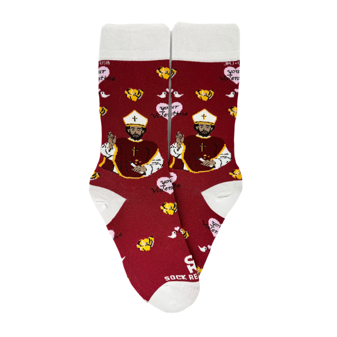 St. Valentine Adult Socks