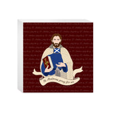 St. Andrew  5x5 Wood Block | Catholic Gifts & Decor-0