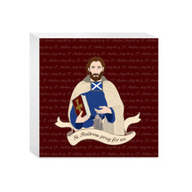 St. Andrew  5x5 Wood Block | Catholic Gifts & Decor-0