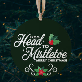 From Head to Mistletoe  8" Hanging Sign | Catholic Gifts & Decor-2