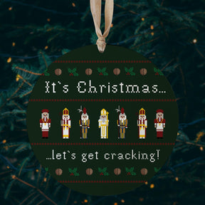 It's Christmas Let's Get Cracking 8" Hanging Sign | Catholic Gifts & Decor-2