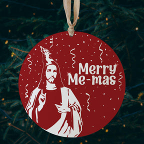 Merry Me-mas  8" Hanging Sign | Catholic Gifts & Decor-2