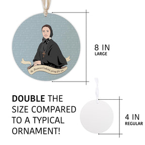 Mother Cabrini  8" Hanging Sign | Catholic Gifts & Decor-5