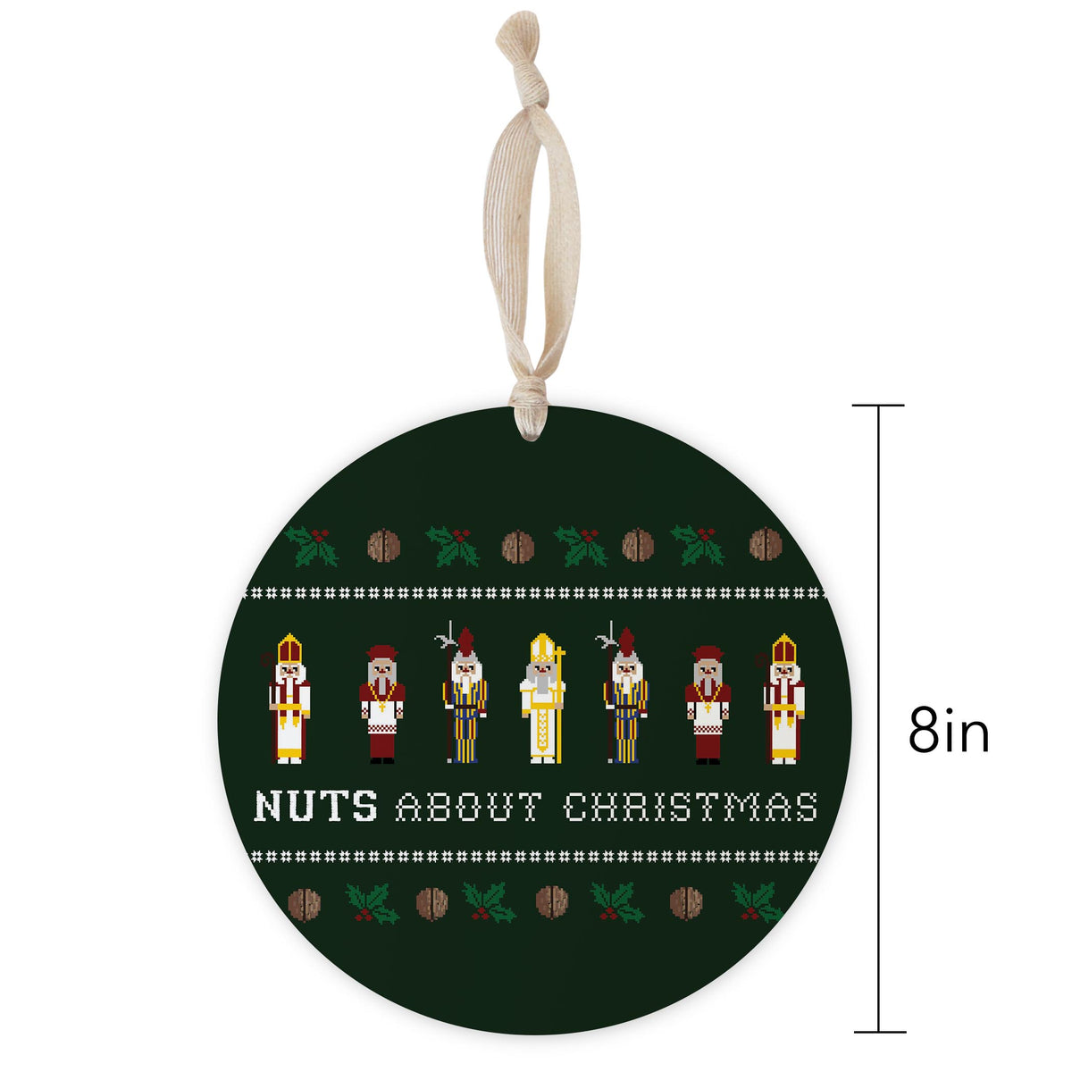 Nuts About Christmas  8" Hanging Sign | Catholic Gifts & Decor-1