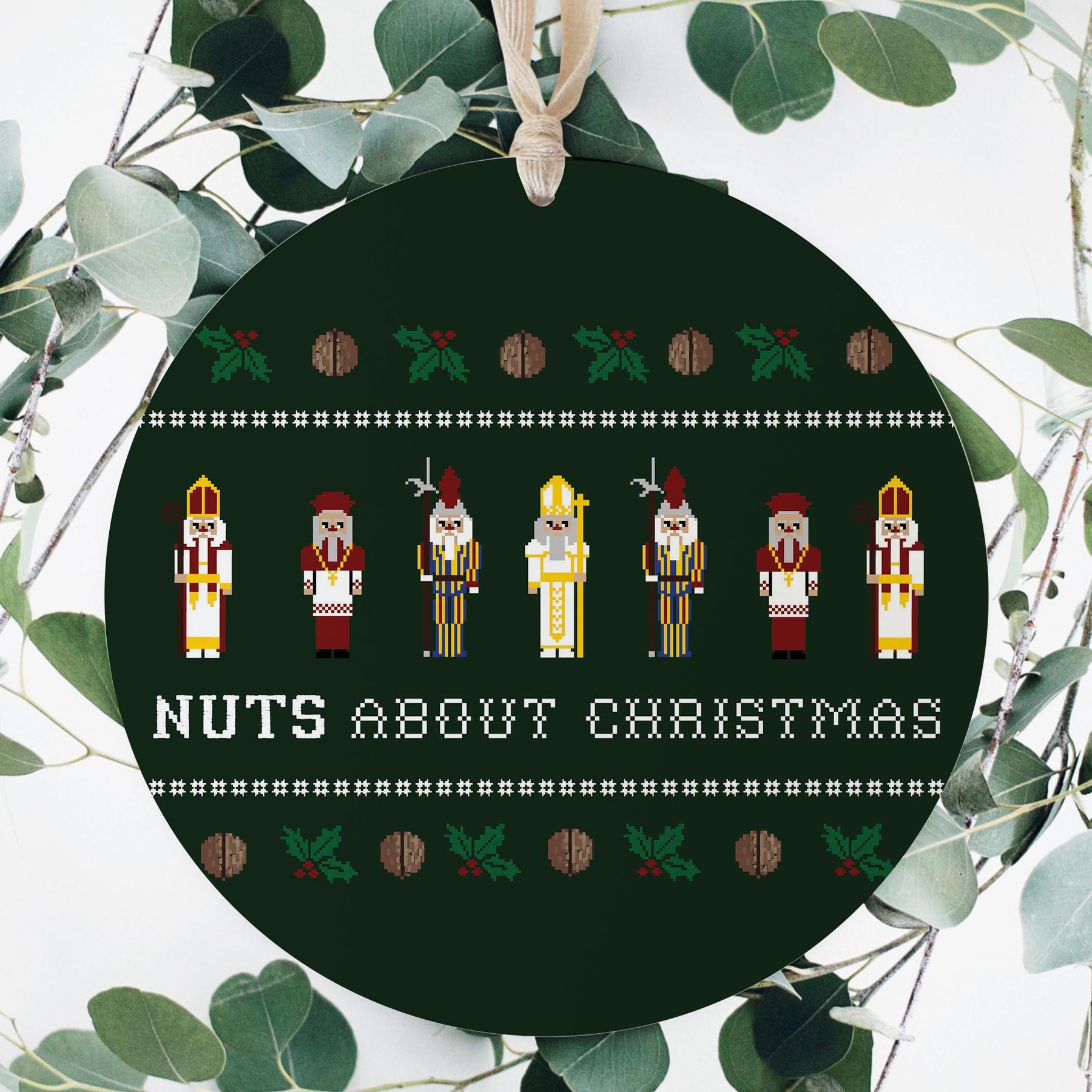 Nuts About Christmas  8" Hanging Sign | Catholic Gifts & Decor-3