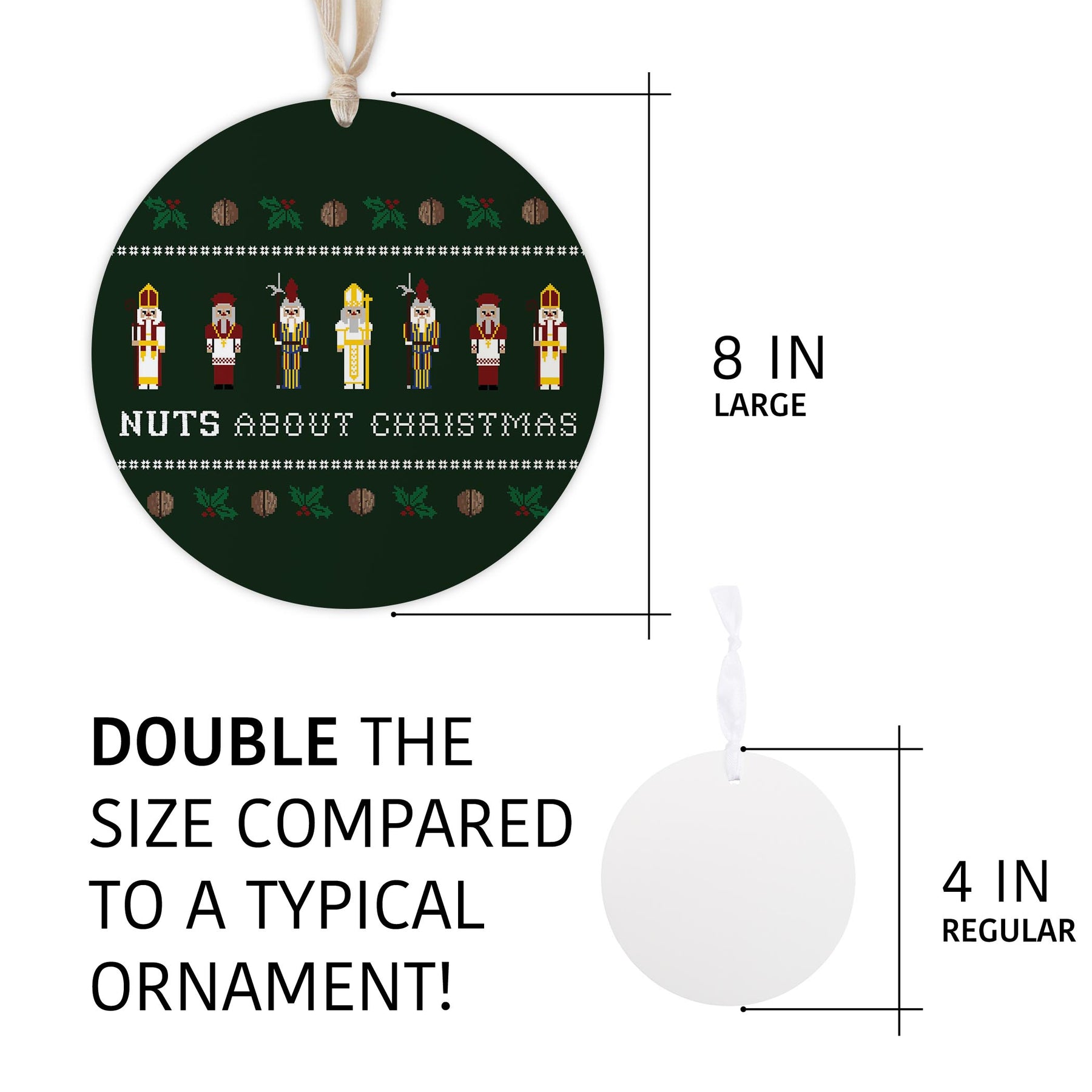 Nuts About Christmas  8" Hanging Sign | Catholic Gifts & Decor-5