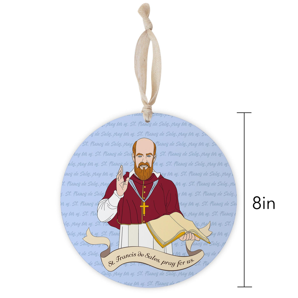 Stfrancisdesales 8" Hanging Sign -1