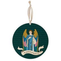 St. Gabriel  8" Hanging Sign | Catholic Gifts & Decor-0