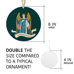 St. Gabriel  8" Hanging Sign | Catholic Gifts & Decor-5