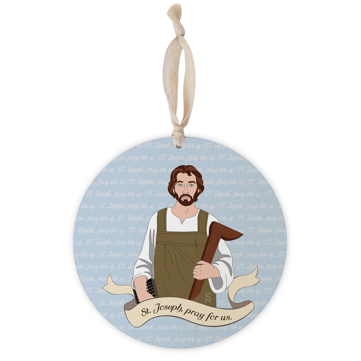 St. Joseph  8" Hanging Sign | Catholic Gifts & Decor-0