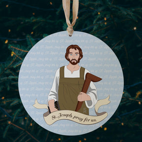 St. Joseph  8" Hanging Sign | Catholic Gifts & Decor-2