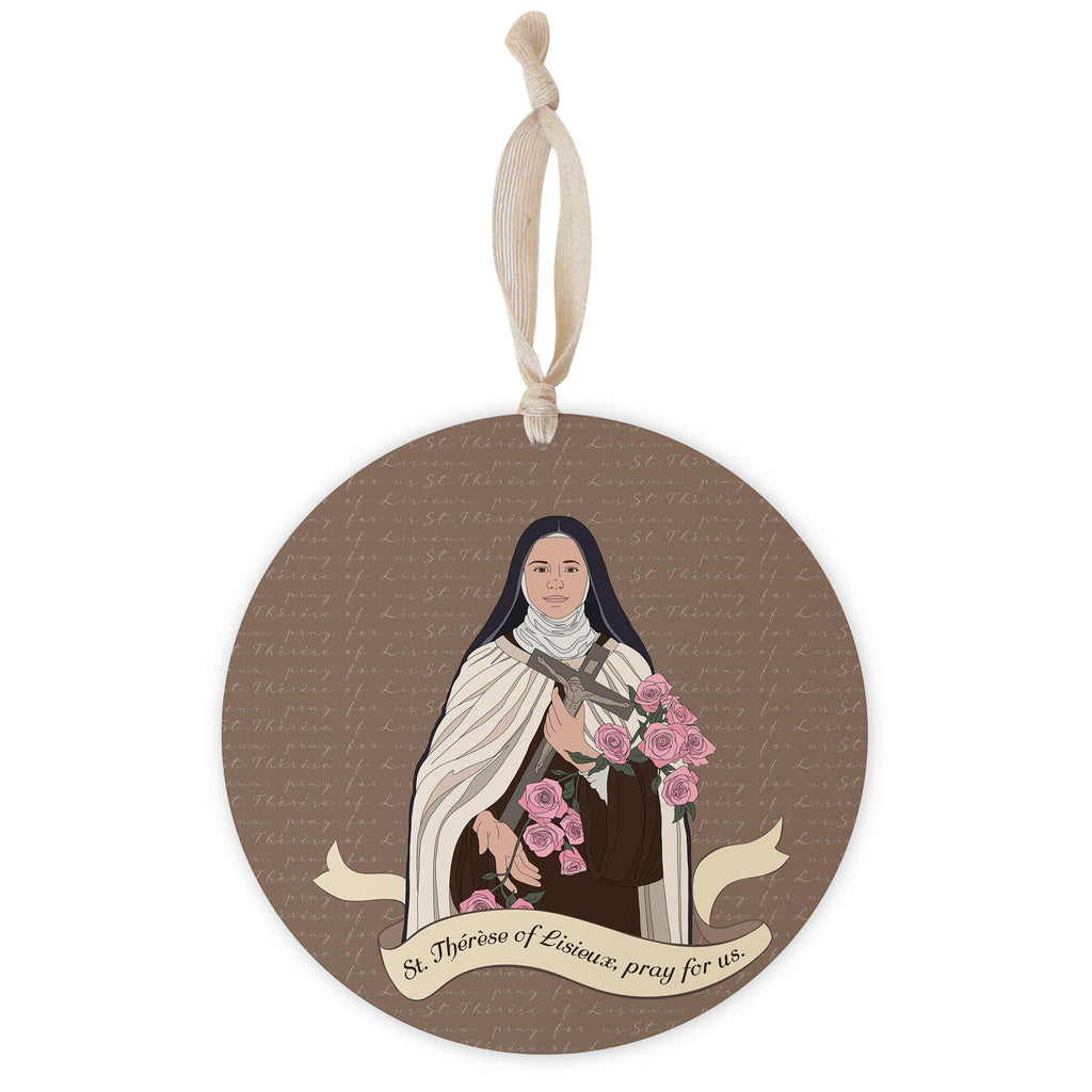 St. Thérèse of Lisieux 8" Hanging Sign-0