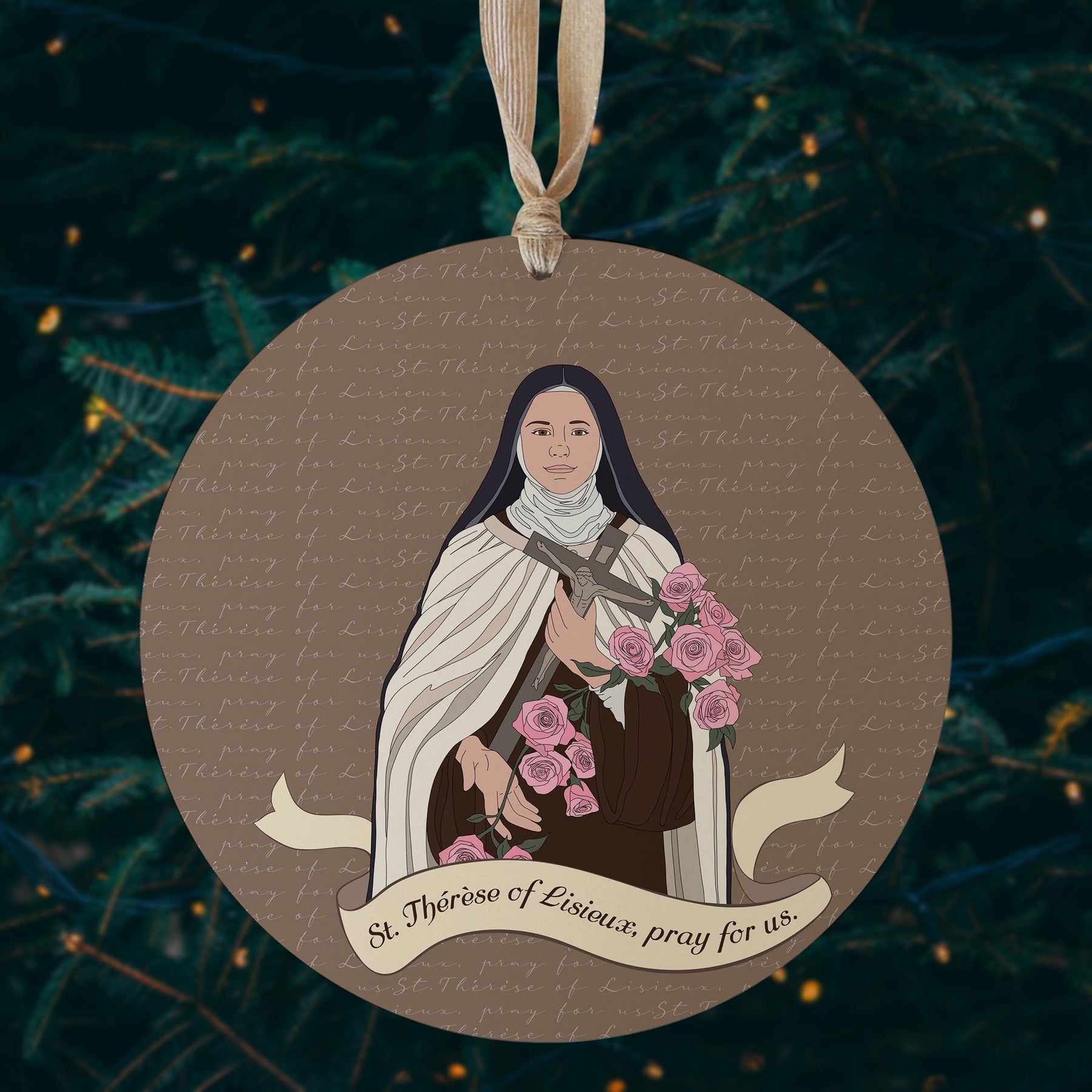 St. Thérèse of Lisieux 8" Hanging Sign-2