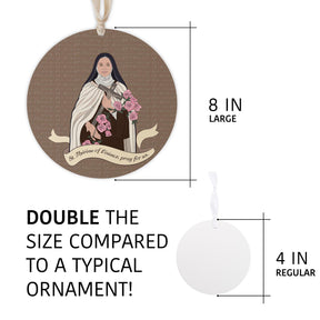 St. Thérèse of Lisieux 8" Hanging Sign-5