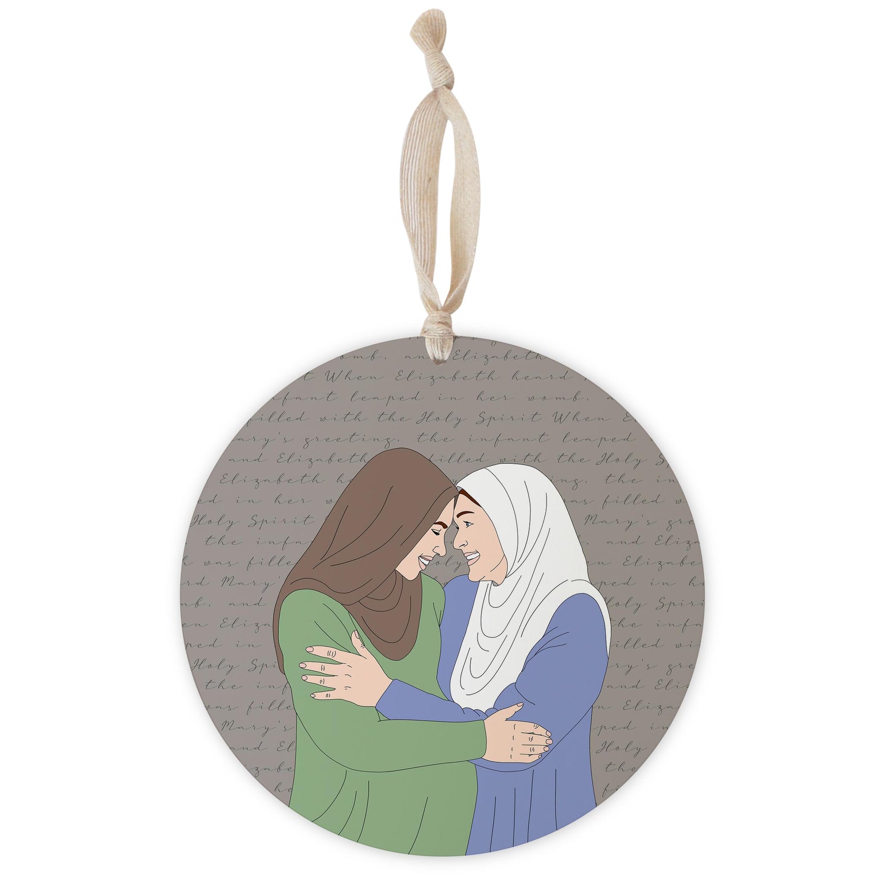 Visitation 8" Hanging Sign | Catholic Gifts & Decor-0