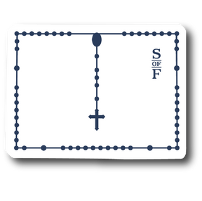 Wyoming Catholic Rosary Sticker