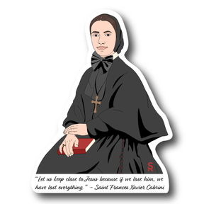 St. Frances Xavier Cabrini Sticker 10-pack