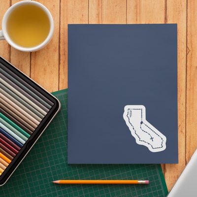 California Catholic Rosary Sticker