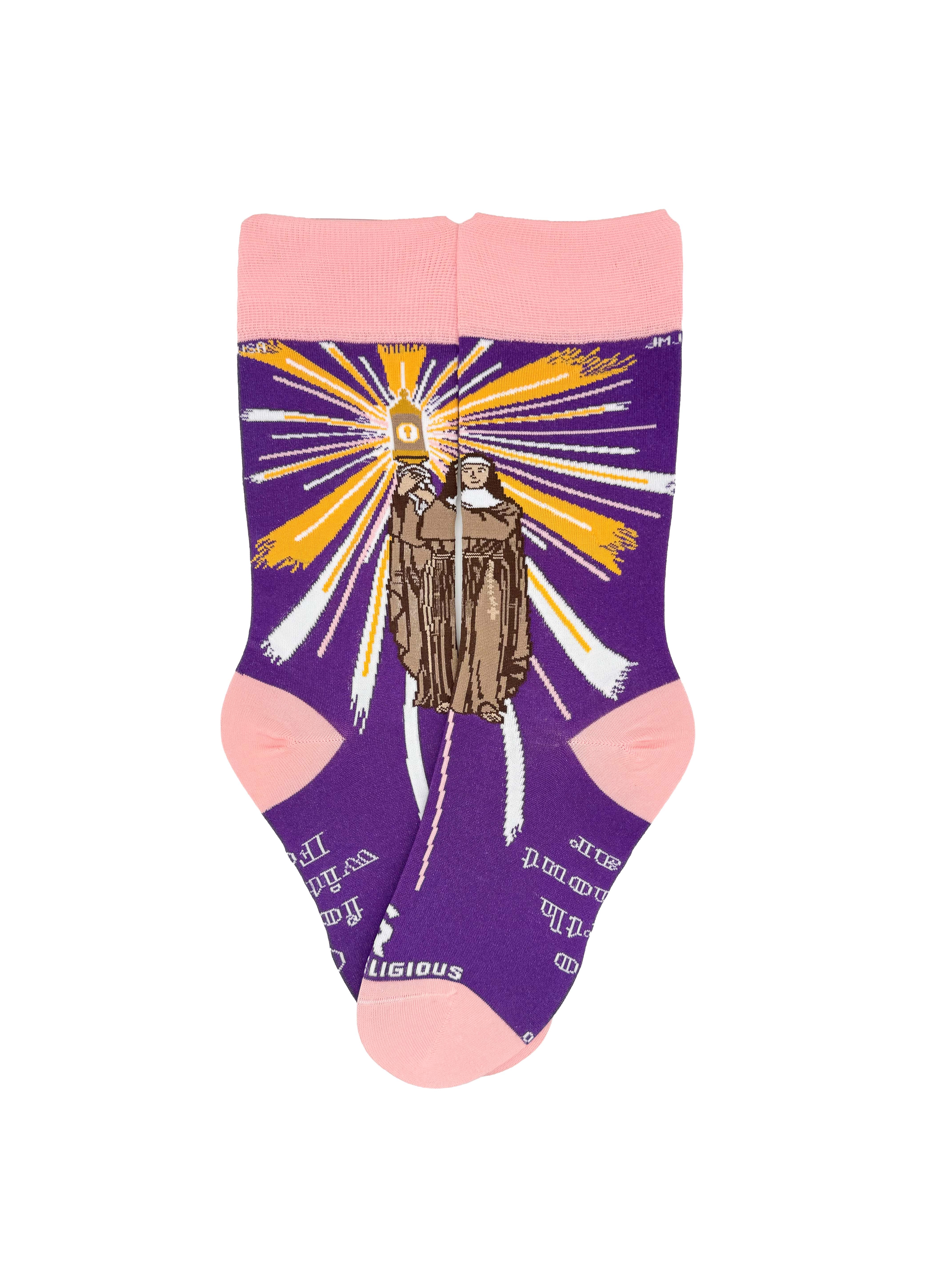 St. Clare of Assisi Adult Socks