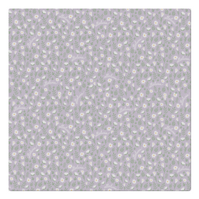  lilac colored alleluia napkin laid flat on a white background