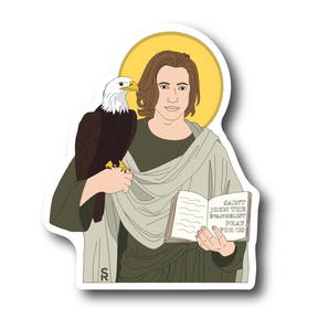 St. John the Evangelist Sticker