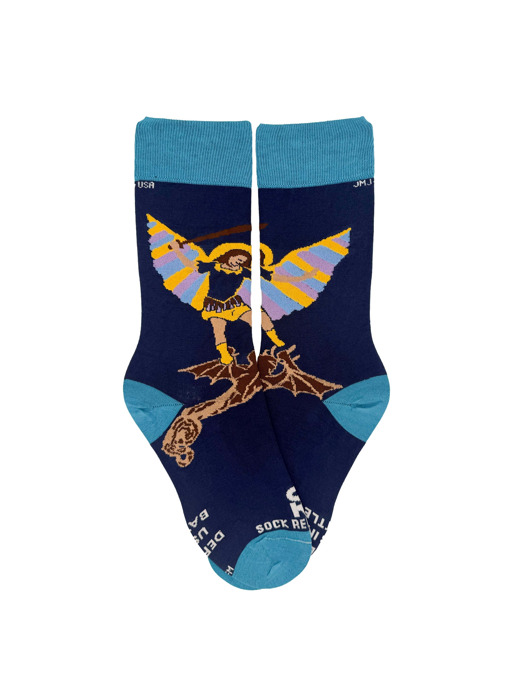 Dad + Kid: St. Michael Socks – Matching Set