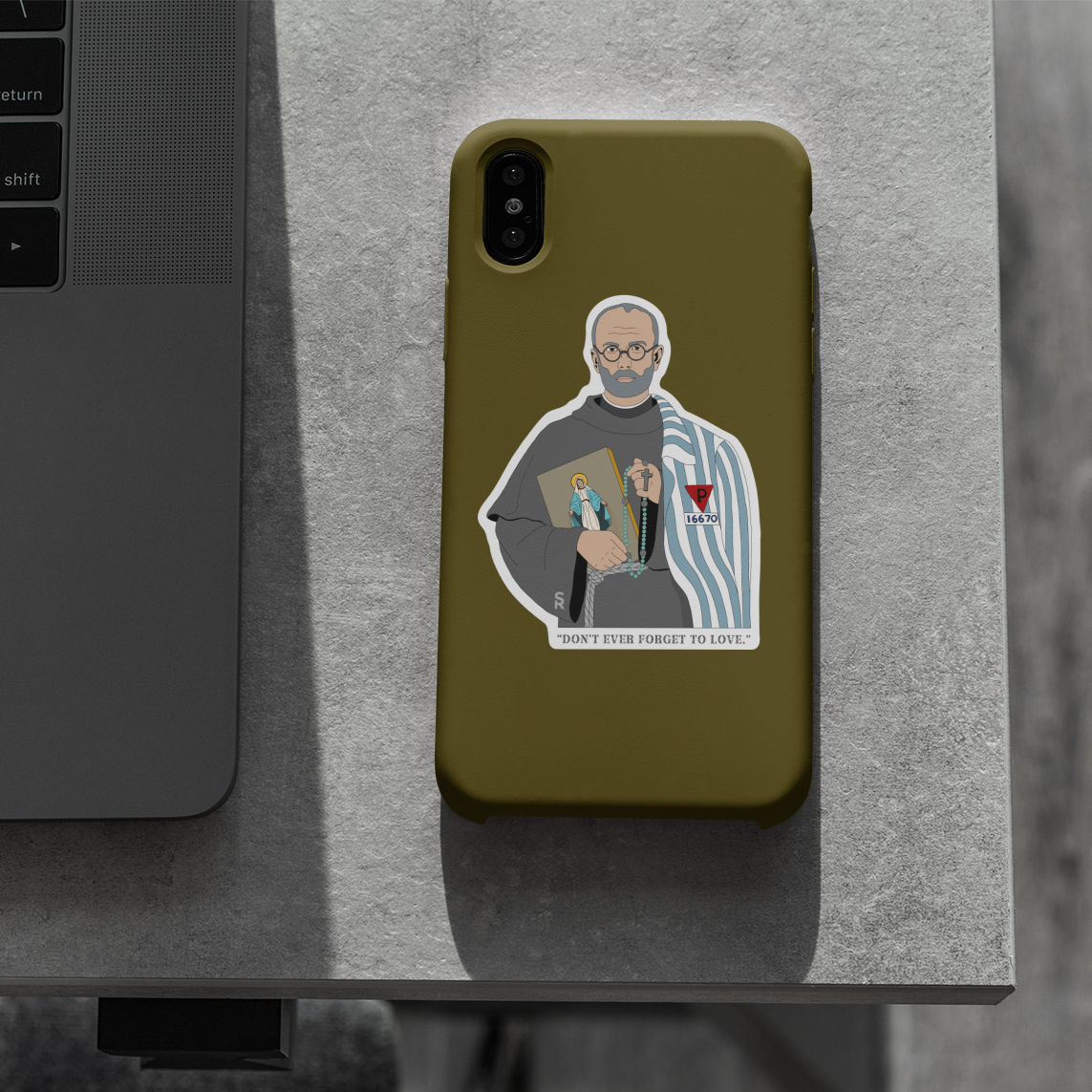 St. Maximilian Kolbe Sticker