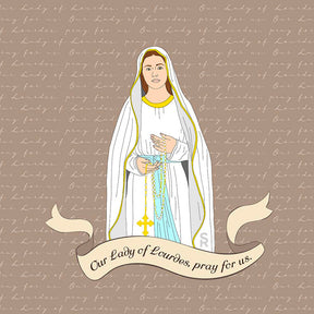 Our Lady of Lourdes  4" Round Ornament | Catholic Gifts & Decor-8