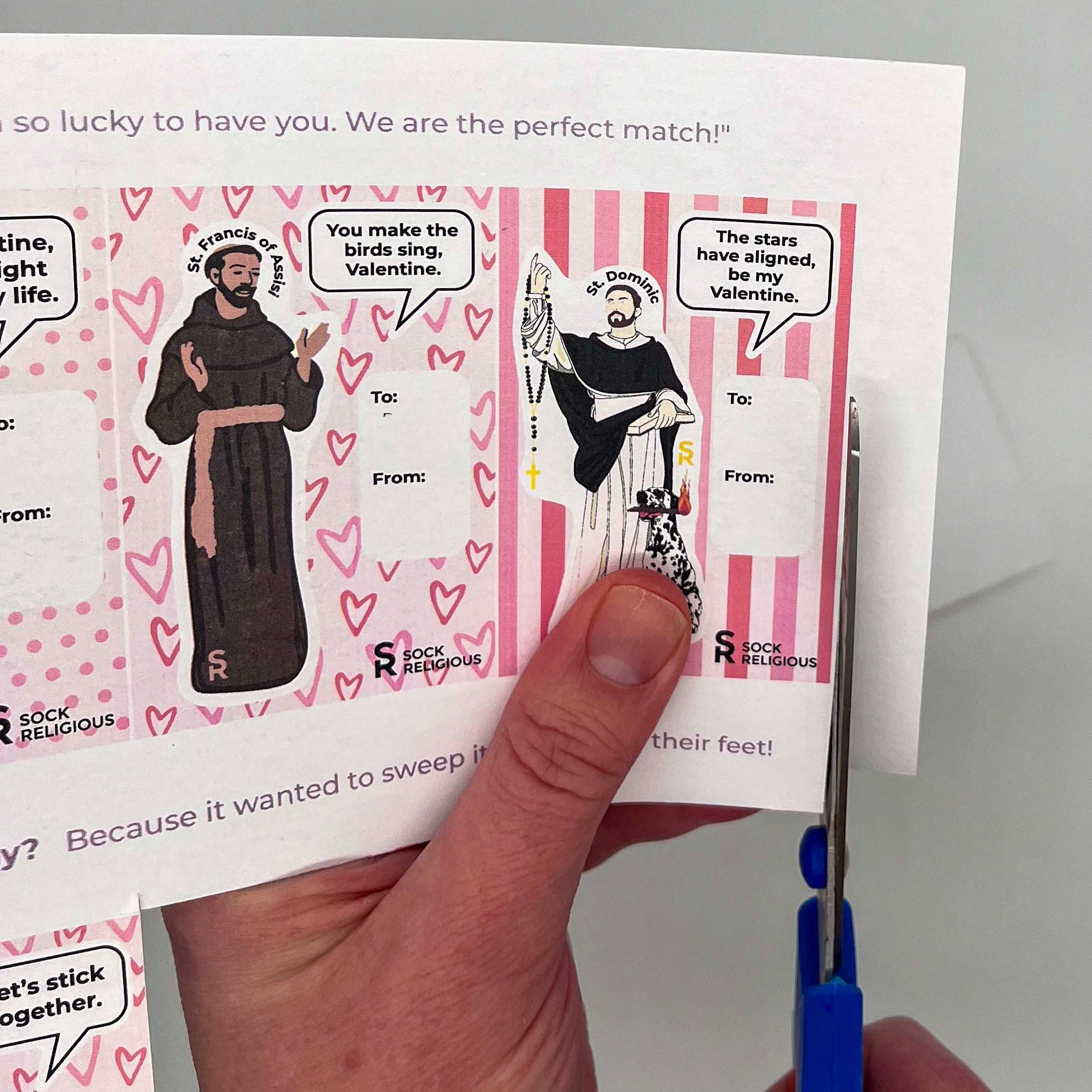 Mother Teresa & Friends Valentines (Digital Download)
