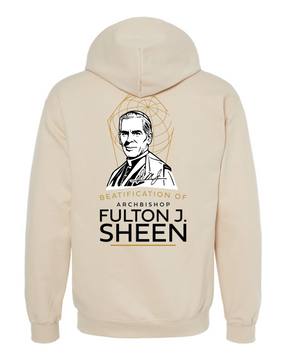 Official Beatification of Fulton Sheen - Skyline Hooded Sweatshirt