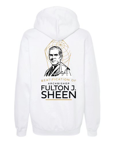 Official Beatification of Fulton Sheen - Skyline Hooded Sweatshirt