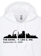 Official Beatification of Fulton Sheen - Skyline Hooded Sweatshirt