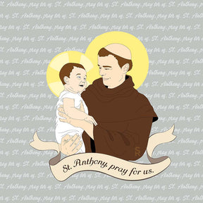 St. Anthony  4" Round Ornament | Catholic Gifts & Decor-8