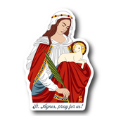 St. Agnes Sticker 10-pack