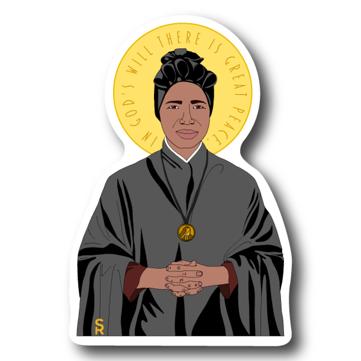 St. Josephine Bakhita Sticker Sticker 10-Pack