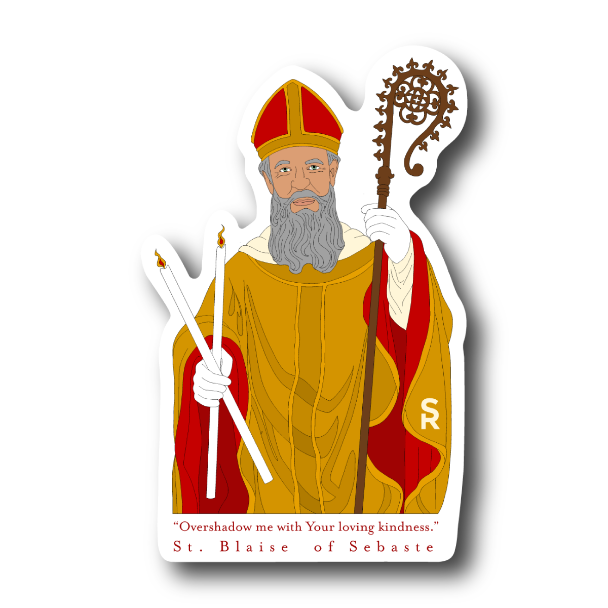 St. Blaise of Sebaste Sticker 10-pack