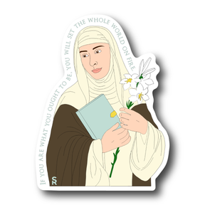 St. Catherine of Siena Sticker 10-pack