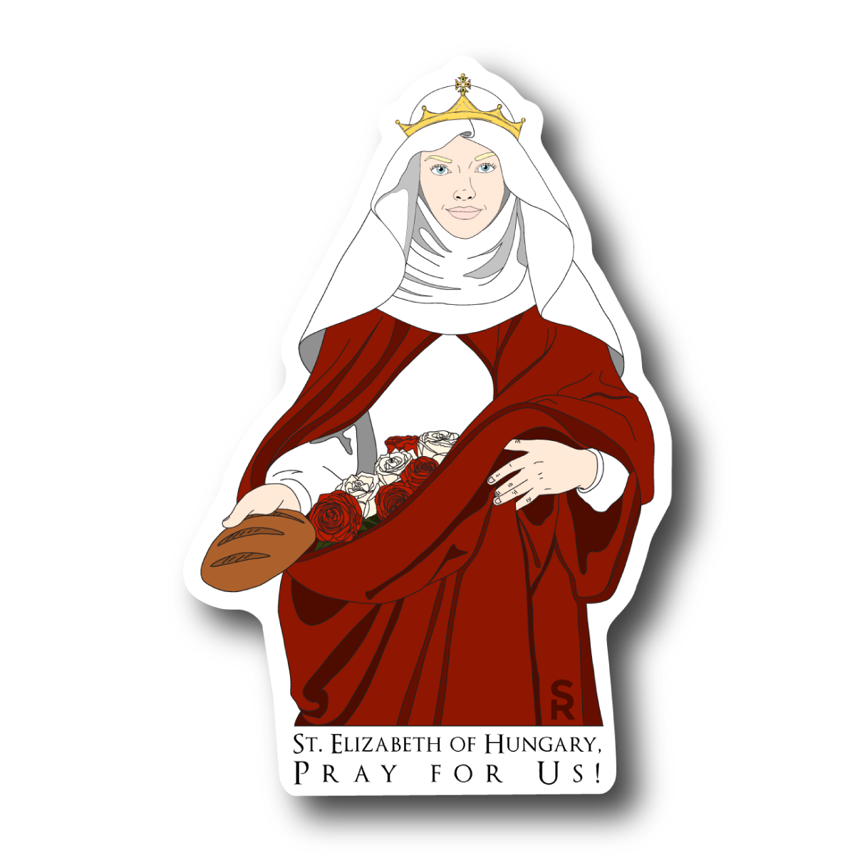 St. Elizabeth of Hungary Sticker