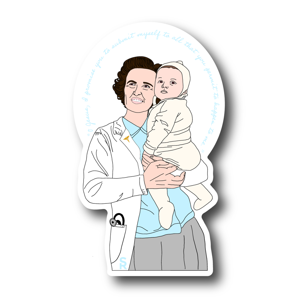 St. Gianna Sticker