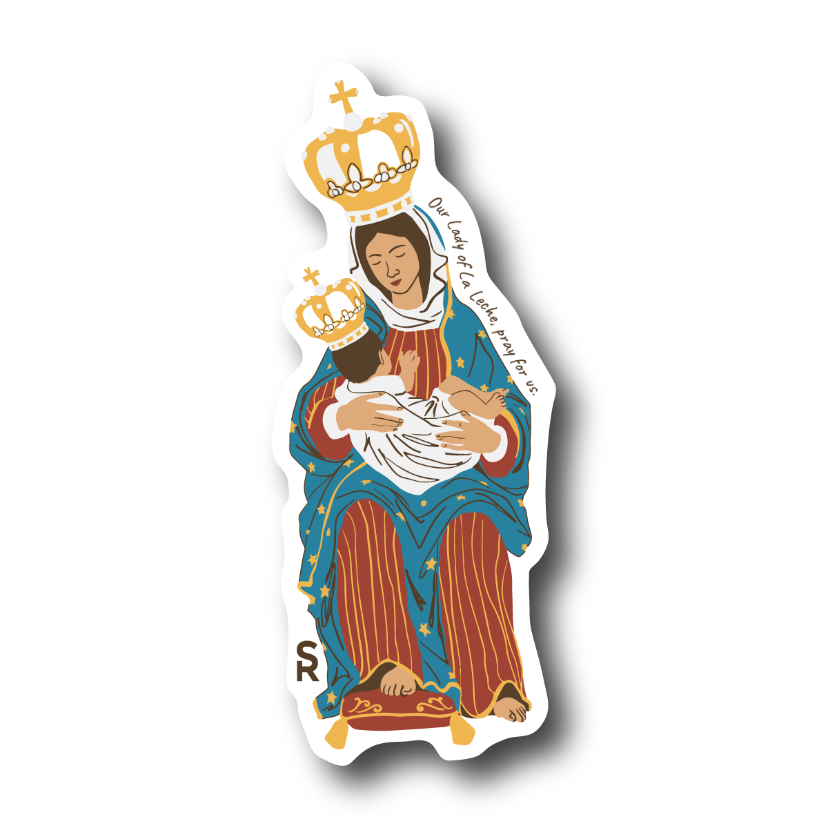 Our Lady of La Leche Sticker 10-Pack