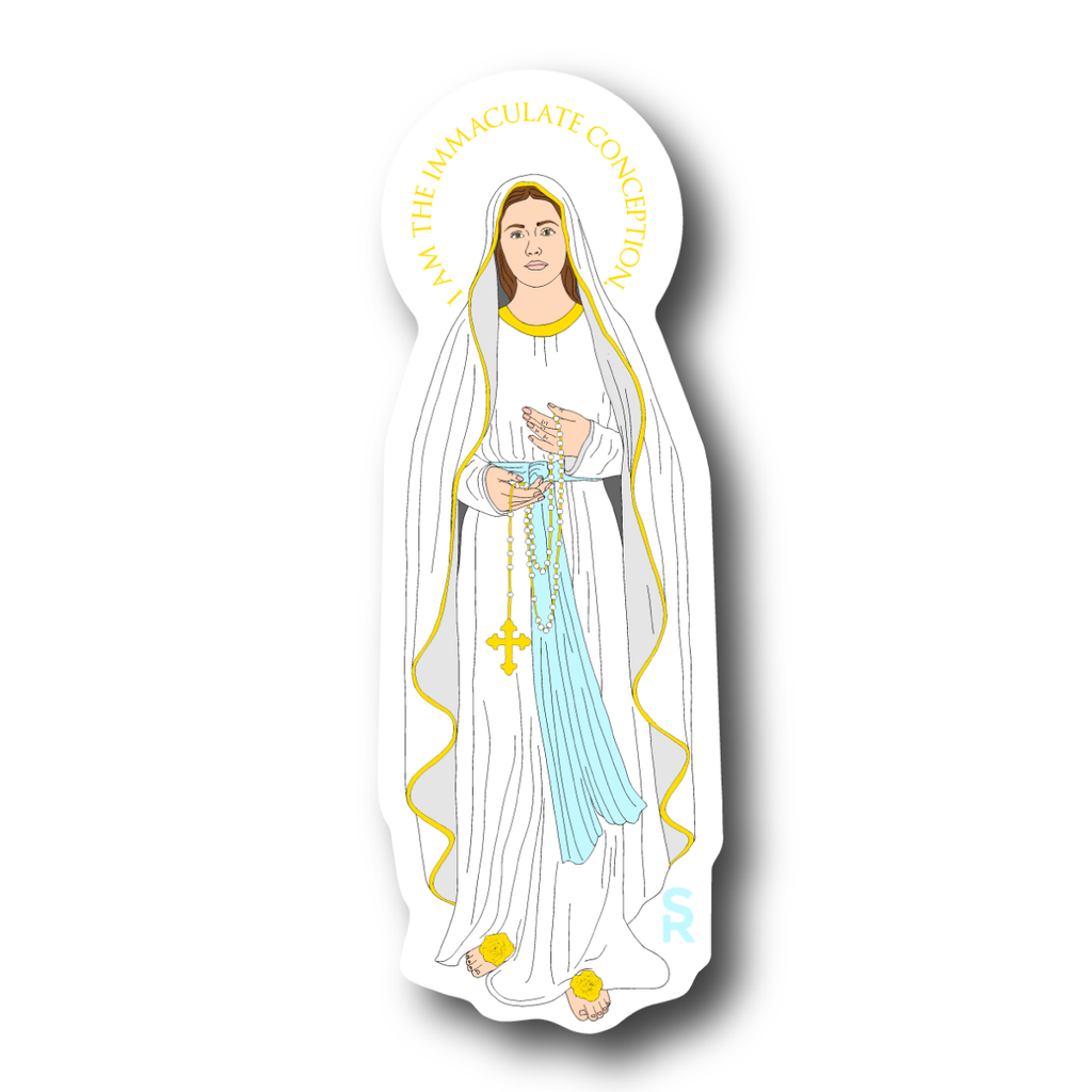 Our Lady of Lourdes Sticker 10-pack