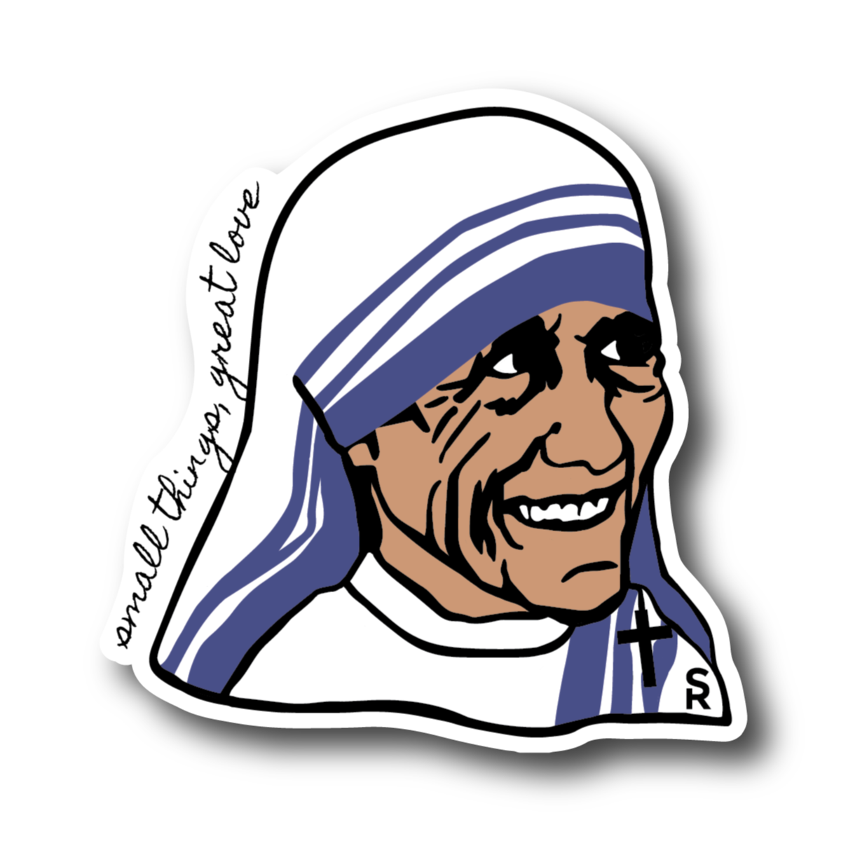 St. Teresa of Calcutta Sticker 10-pack