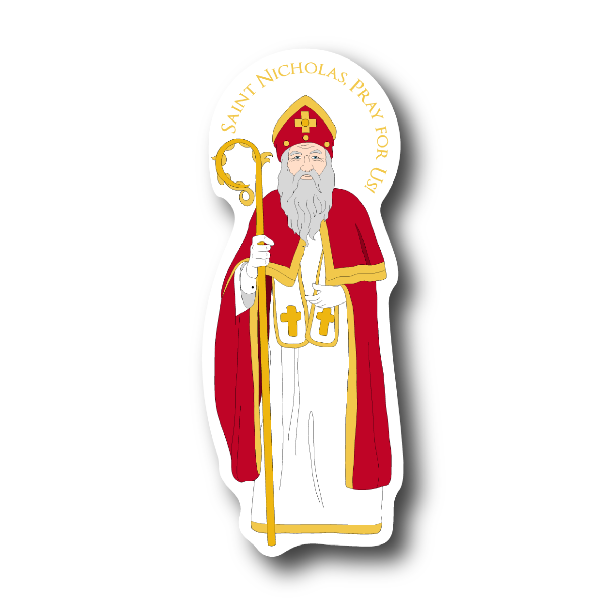 St. Nicholas Sticker 10-pack