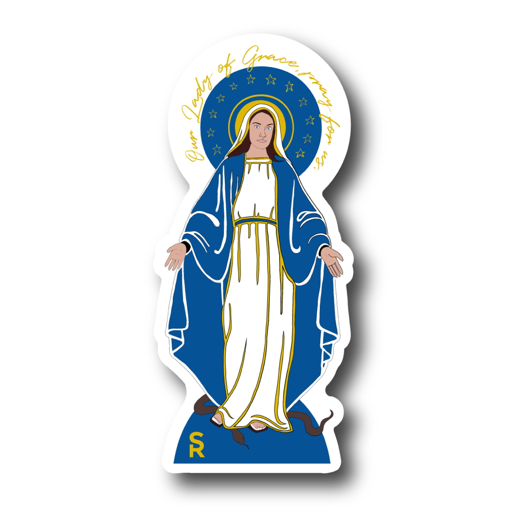 Our Lady of Grace Sticker 10-pack