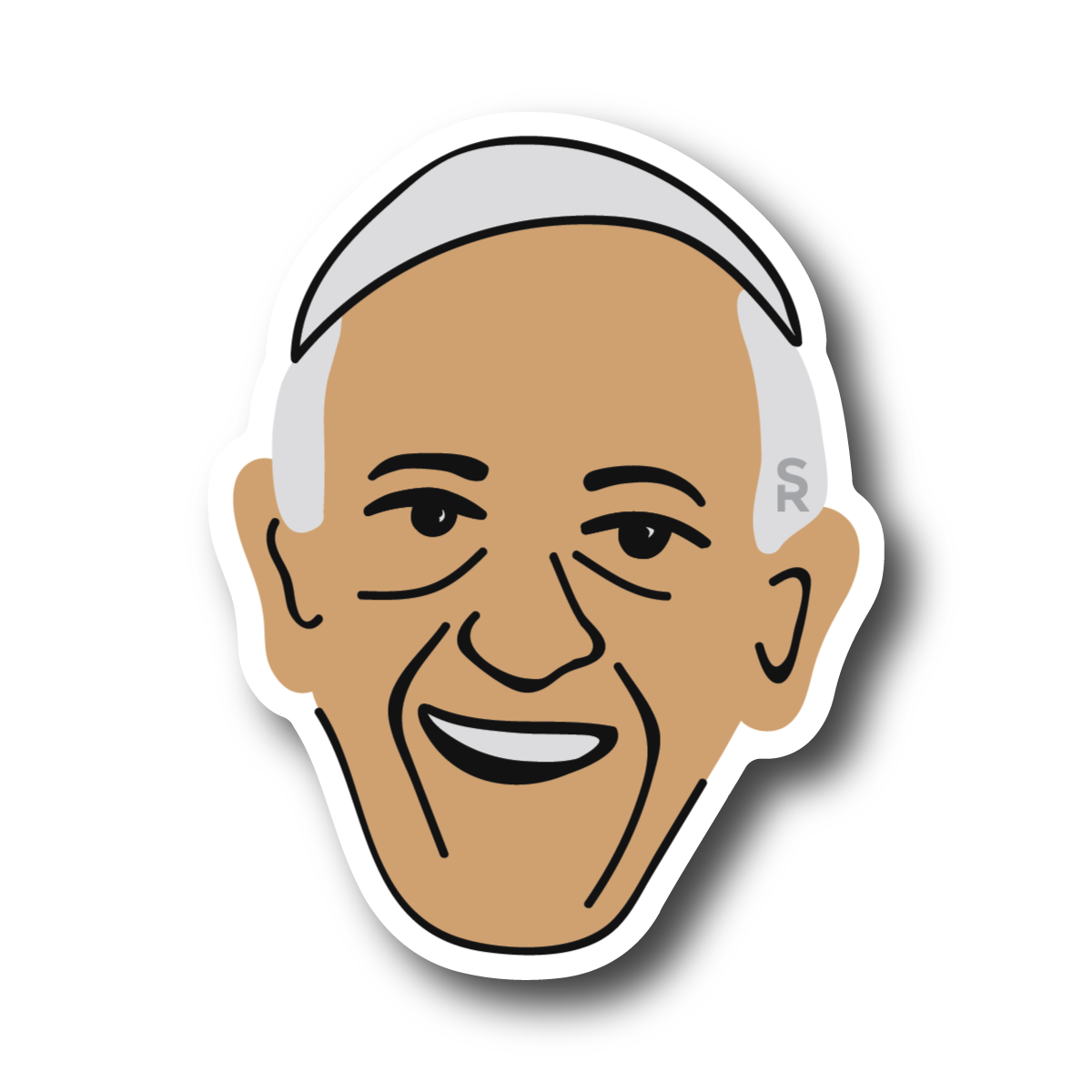 Pope Francis Sticker 10-pack