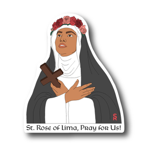 St. Rose of Lima Sticker | Sock Religious | Catholic Gifts: Saint Socks ...