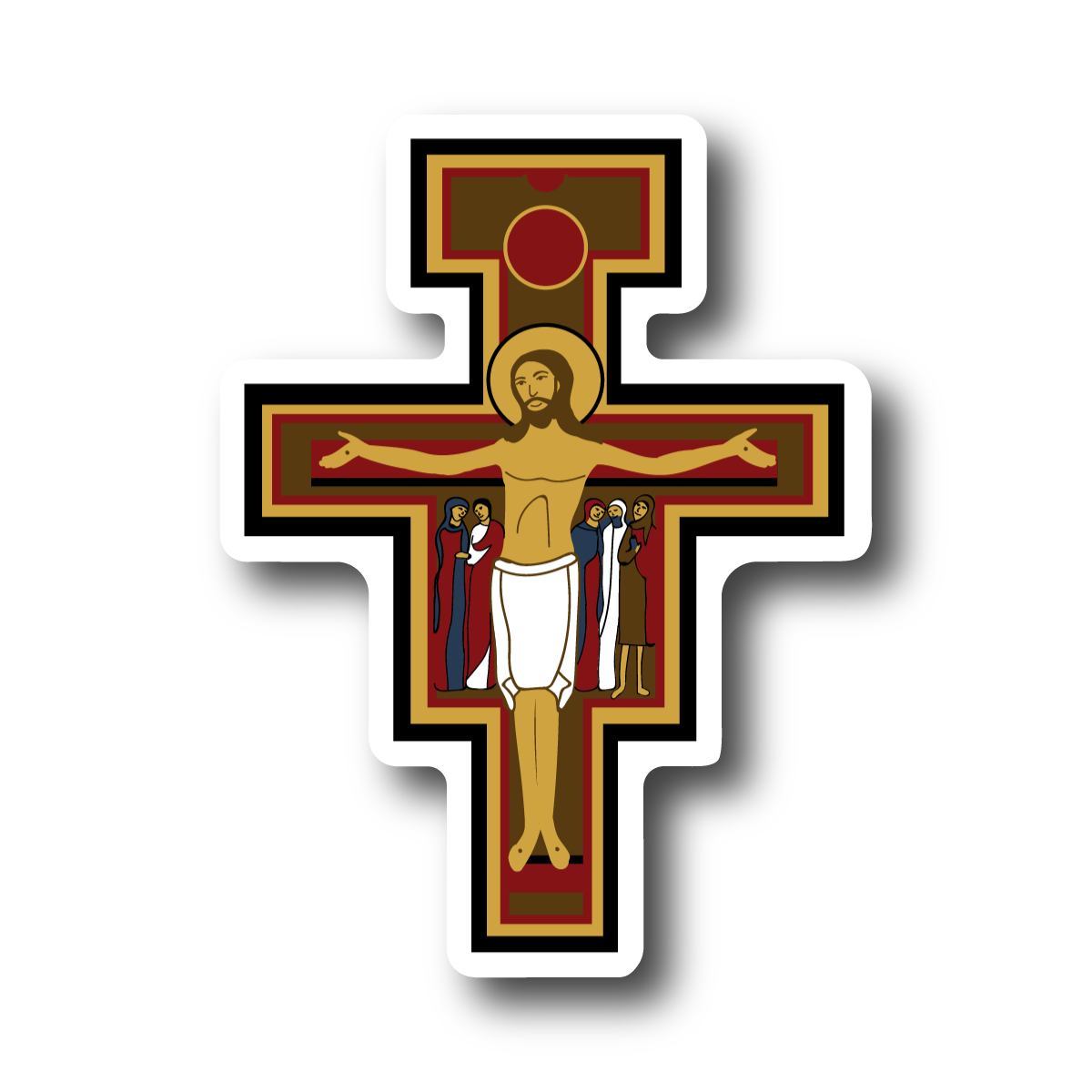 San Damiano Cross Sticker