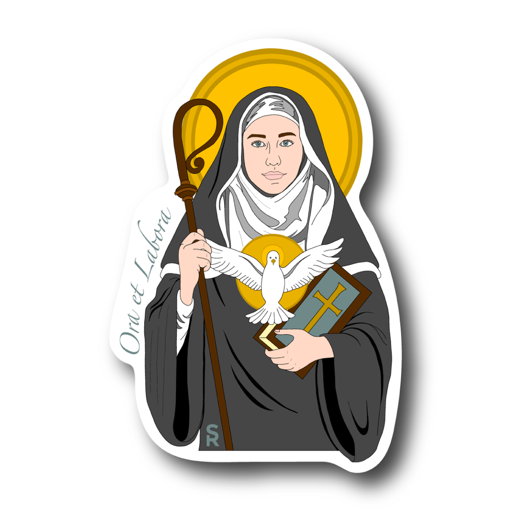 St. Scholastica Sticker 10-Pack