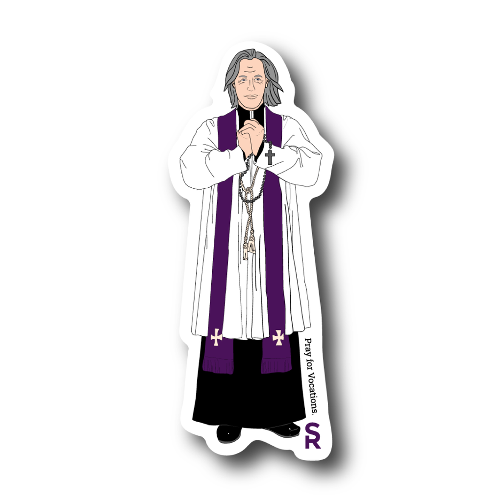 St. John Vianney Sticker 10-pack