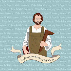 Stjosephtheworker 8" Hanging Sign | Catholic Gifts & Decor-7